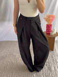 Noir Baggy Pantalon