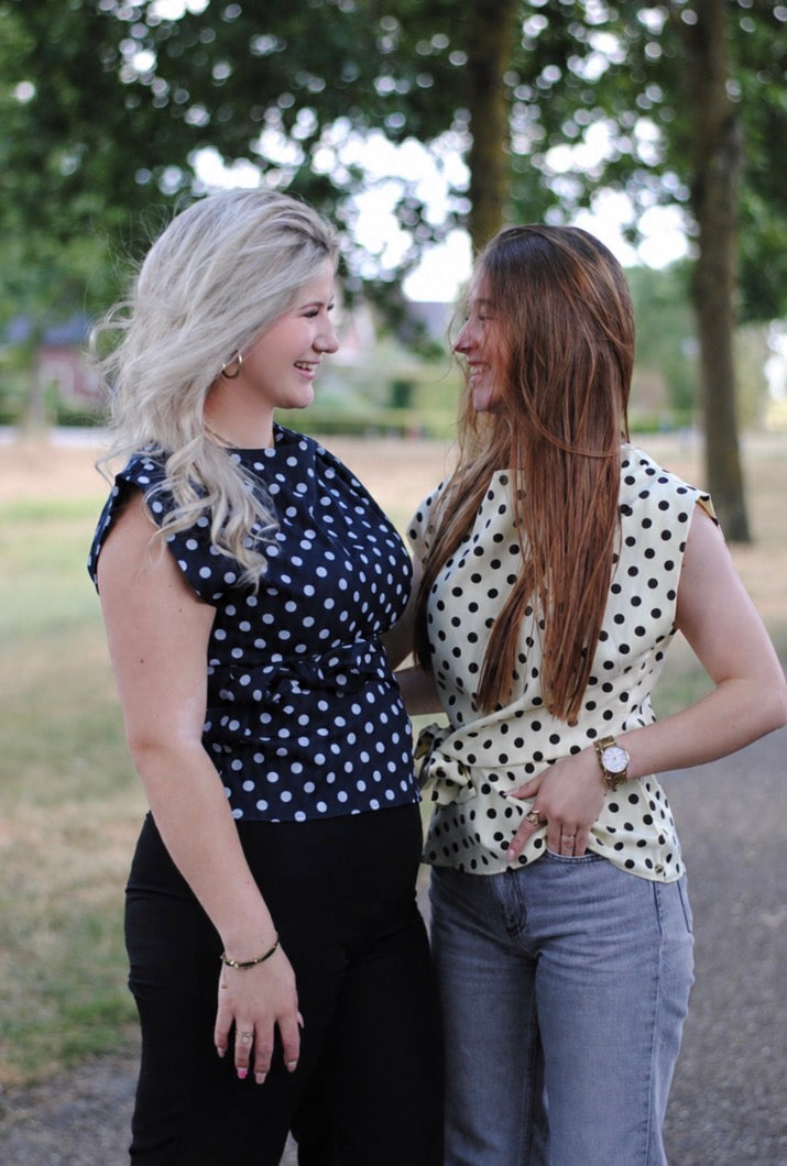 Polka dot top