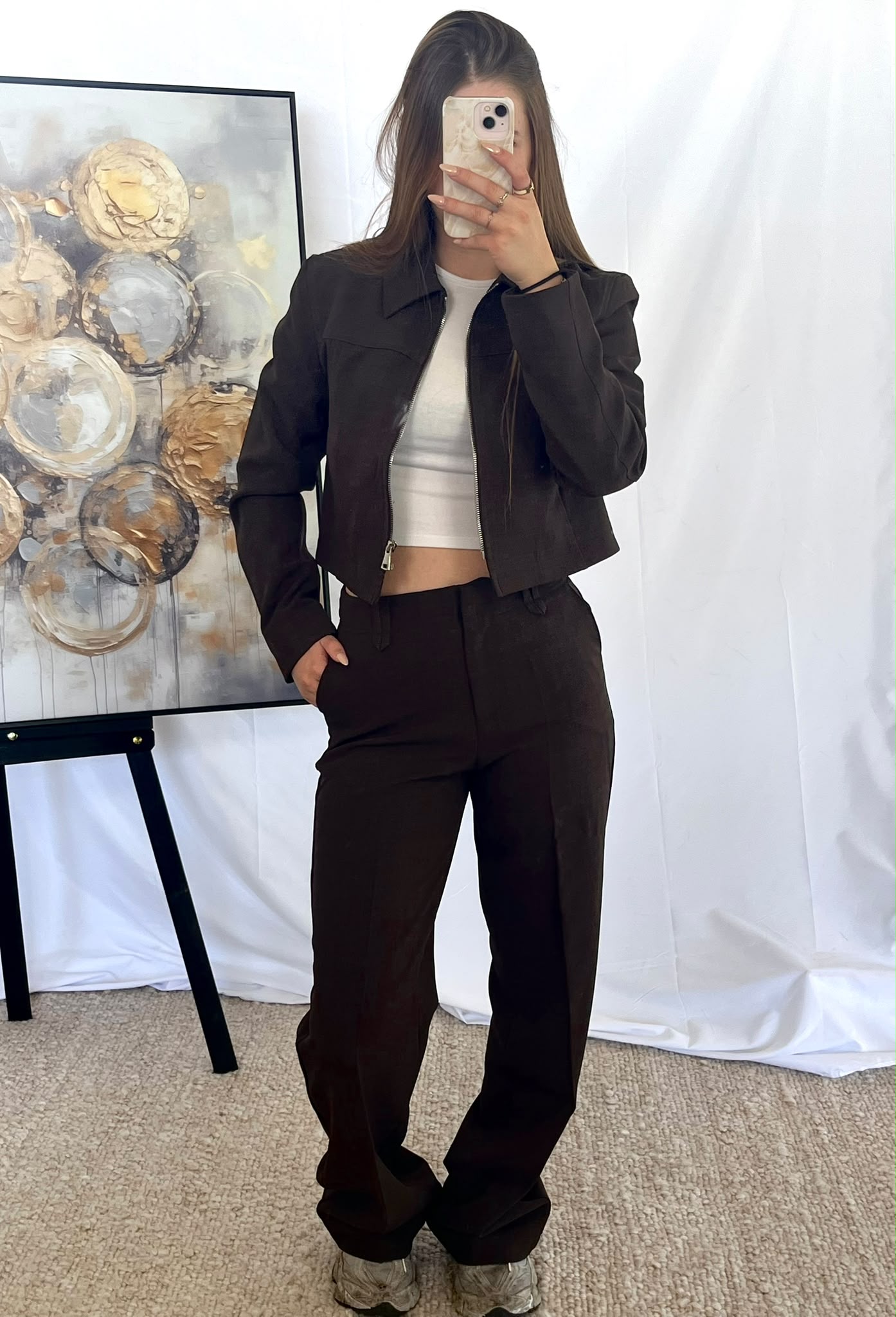 Autumn Wide Leg Pantalon