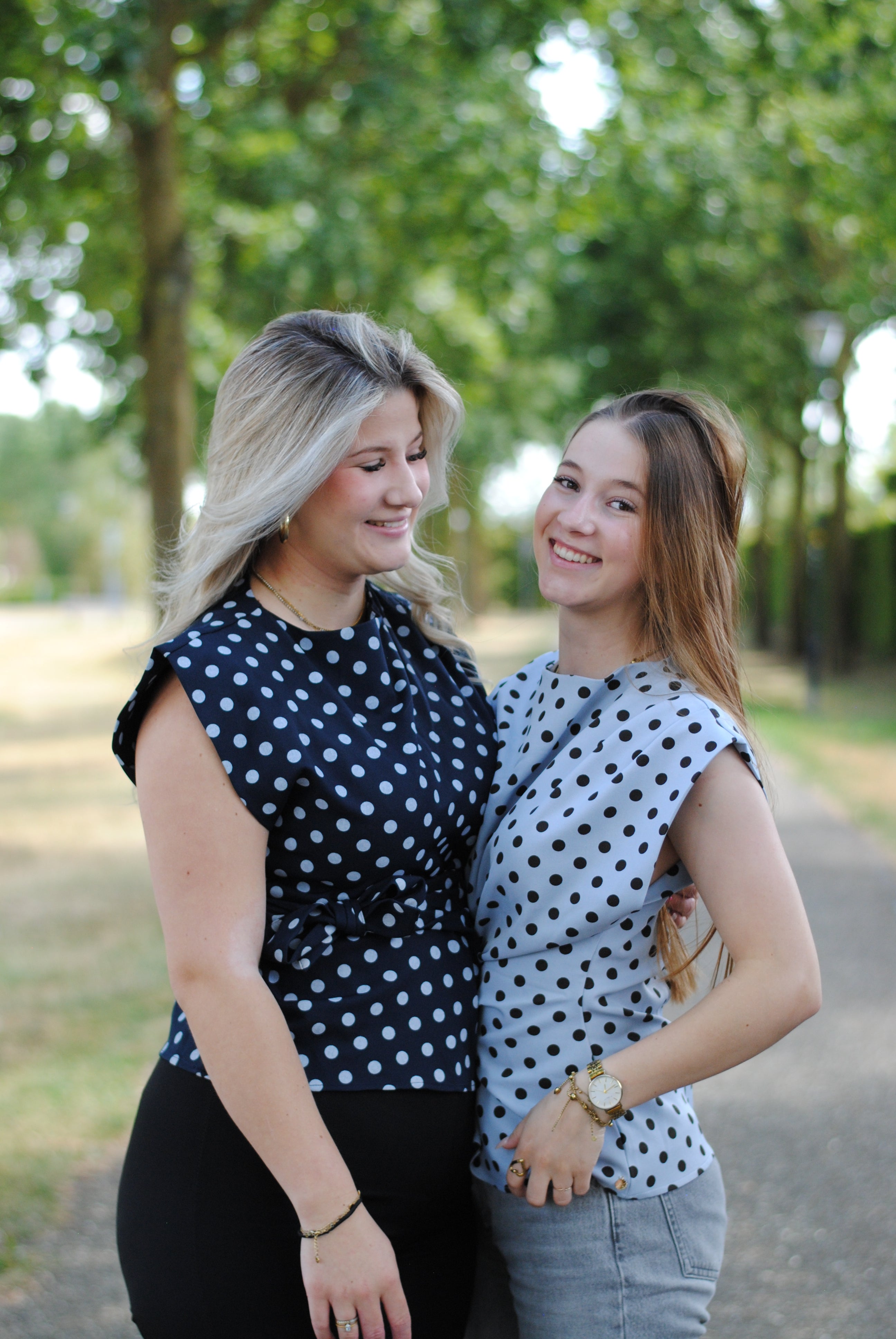Polka dot top