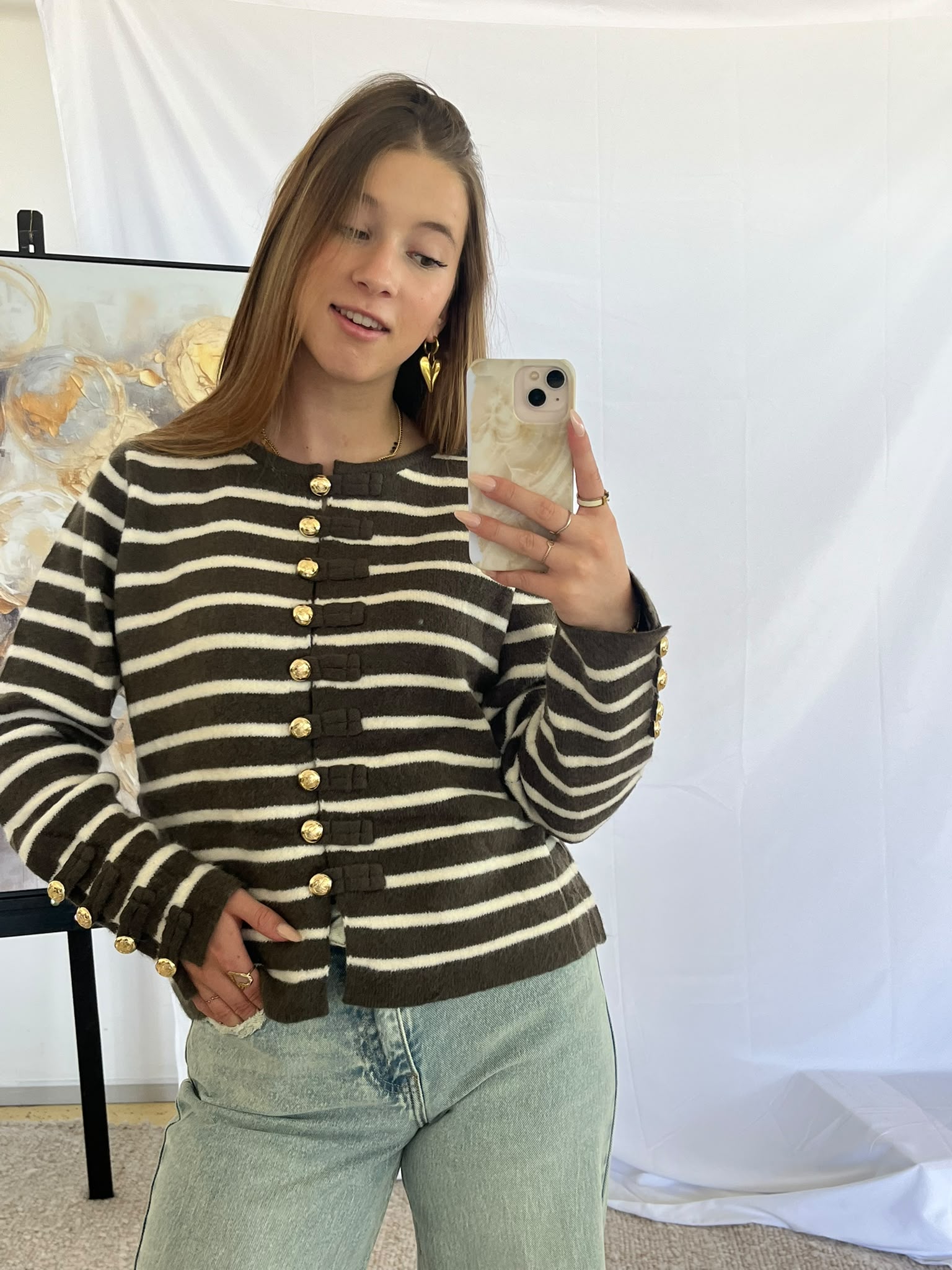 Striped Golden Tee