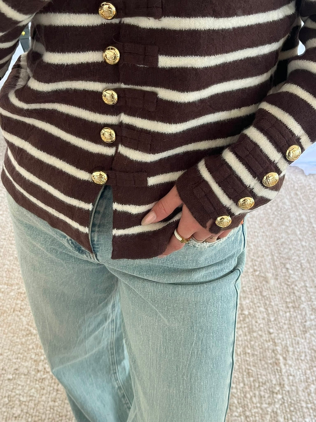Striped Golden Tee
