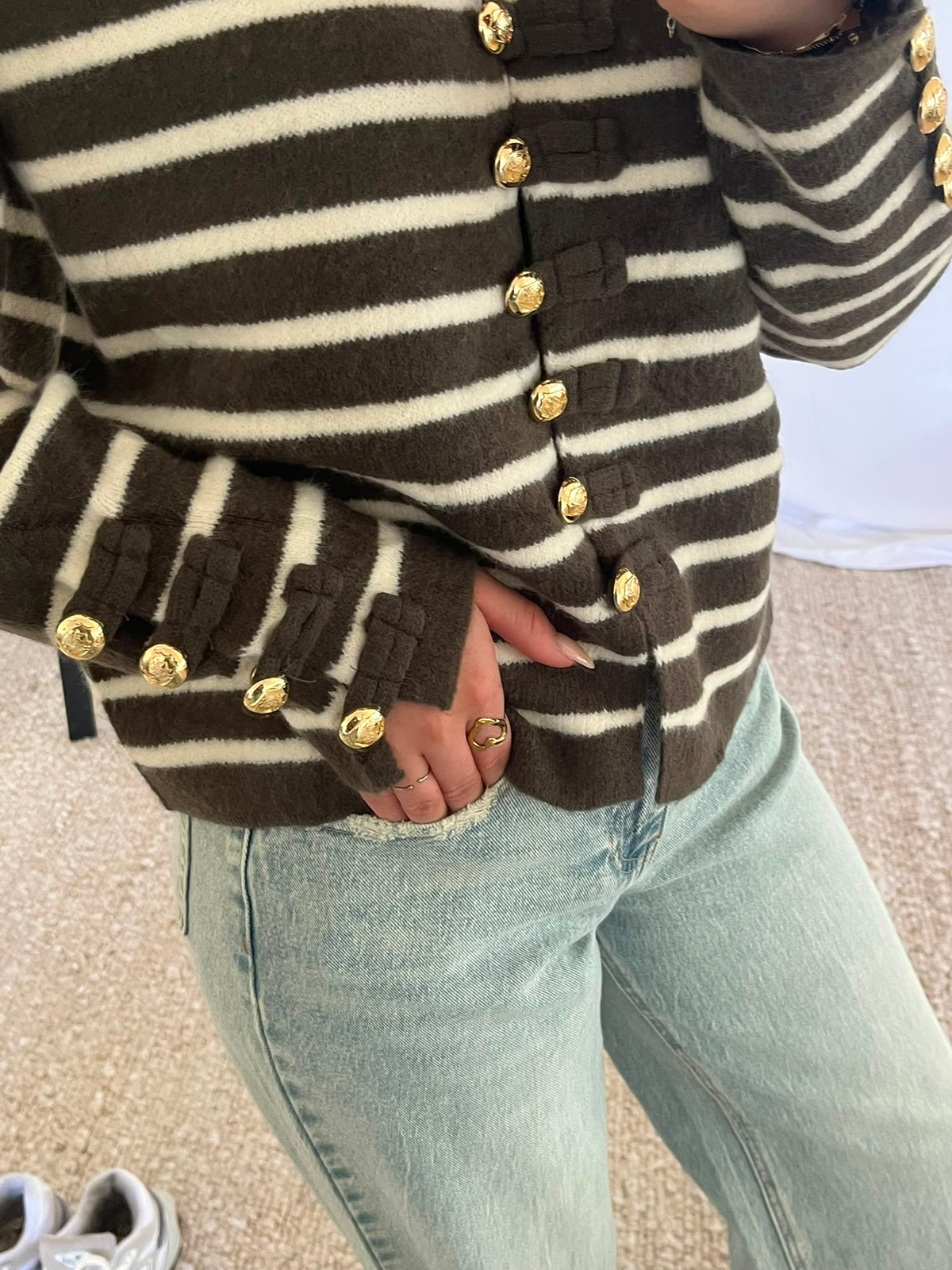 Striped Golden Tee
