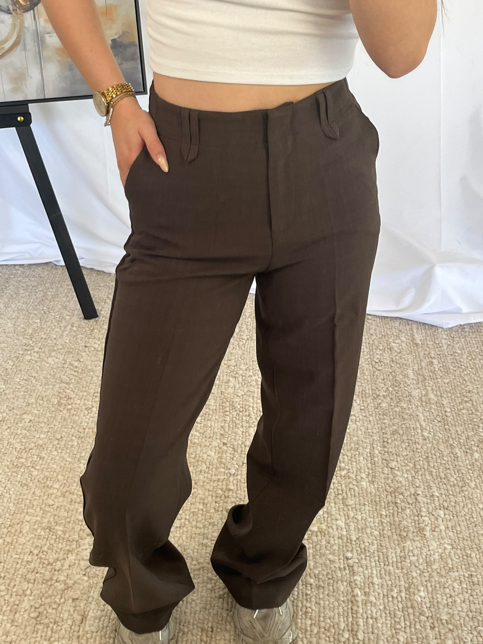 Autumn Wide Leg Pantalon