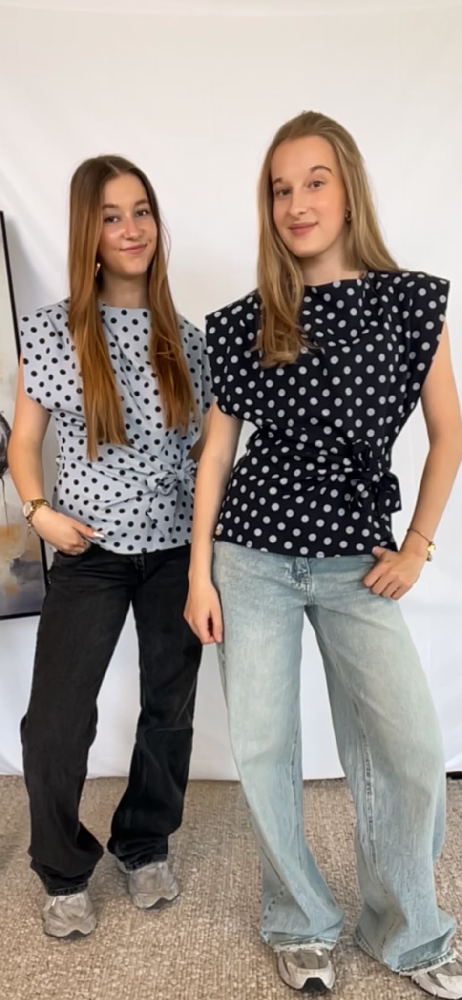 Polka dot top